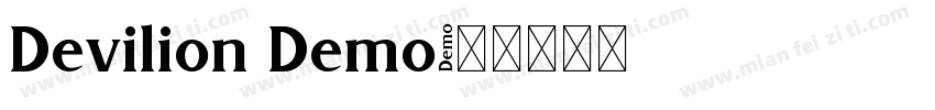 Devilion Demo字体转换